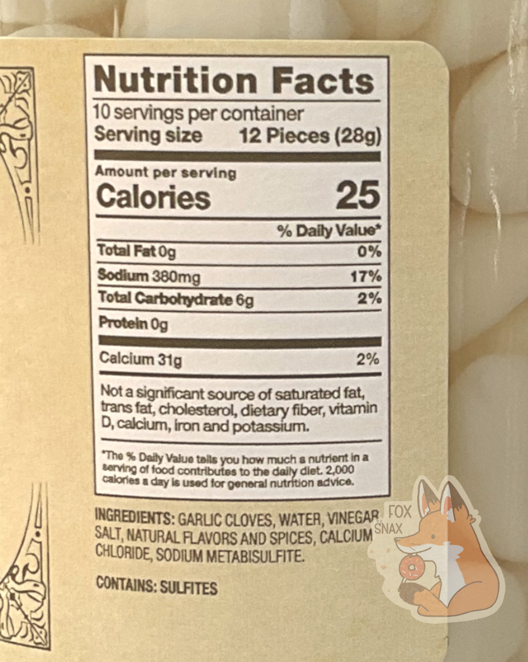 Ail mariné gourmet de Buc-ee's