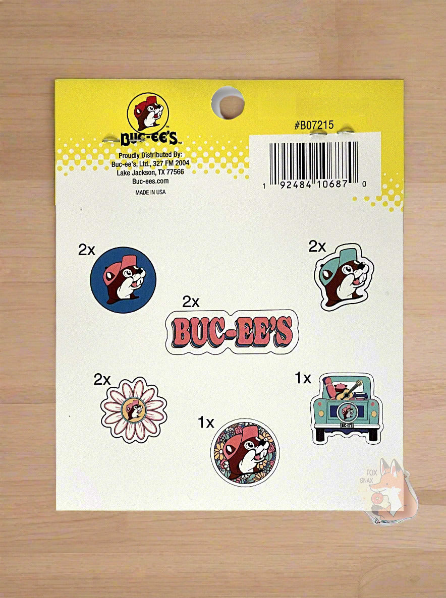 Buc-ee's Sticker Pack - Fun Decals for Every Surface