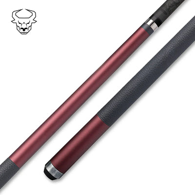 Premium Matte Maple Cue Butt with Leather Wrap - Butt Only