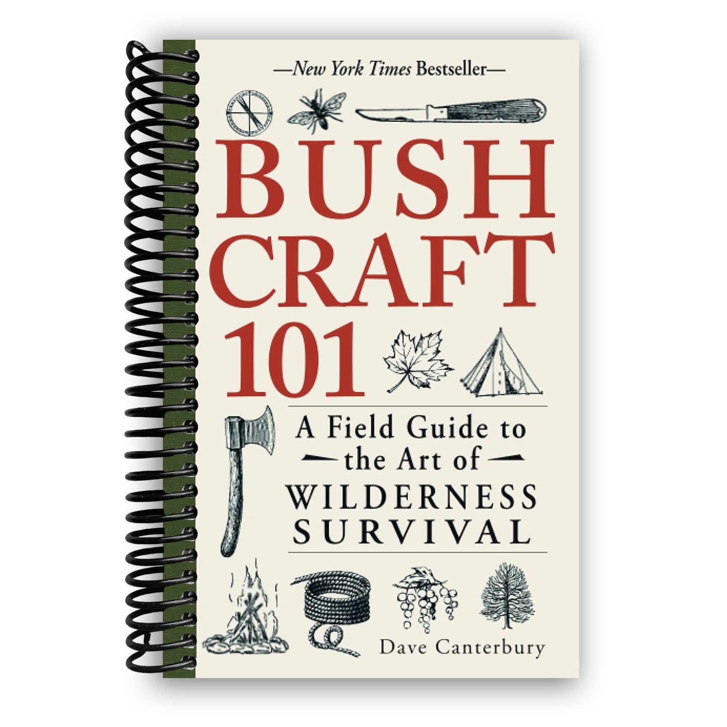 Bushcraft 101: A Field Guide to the Art of Wilderness Survival (Spiral Bound) - Korvel