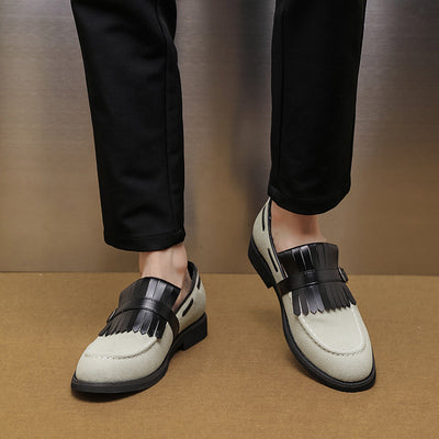 Men's Business Formal Leather Flats - Soft Sole Casual Shoes