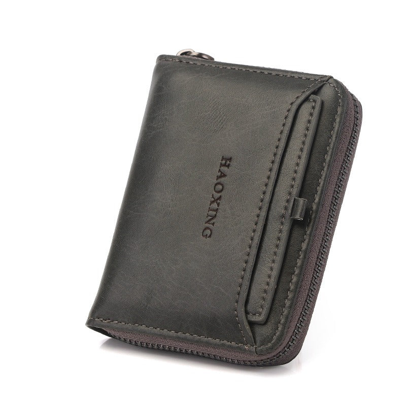 Business wallet multifunctional large cash slot vertical coin purse - Korvel