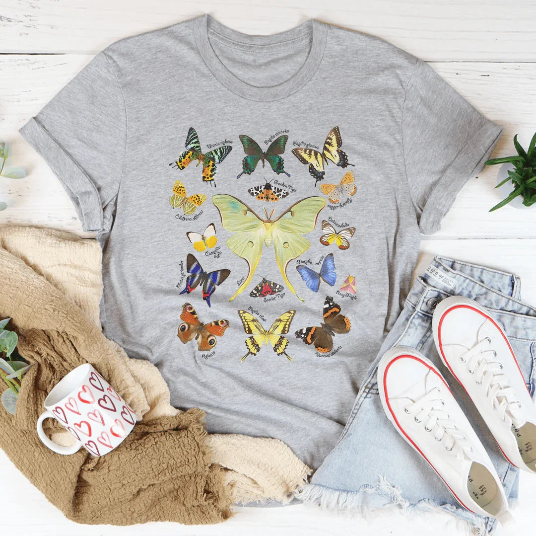 Camiseta Declarativa de Mariposas