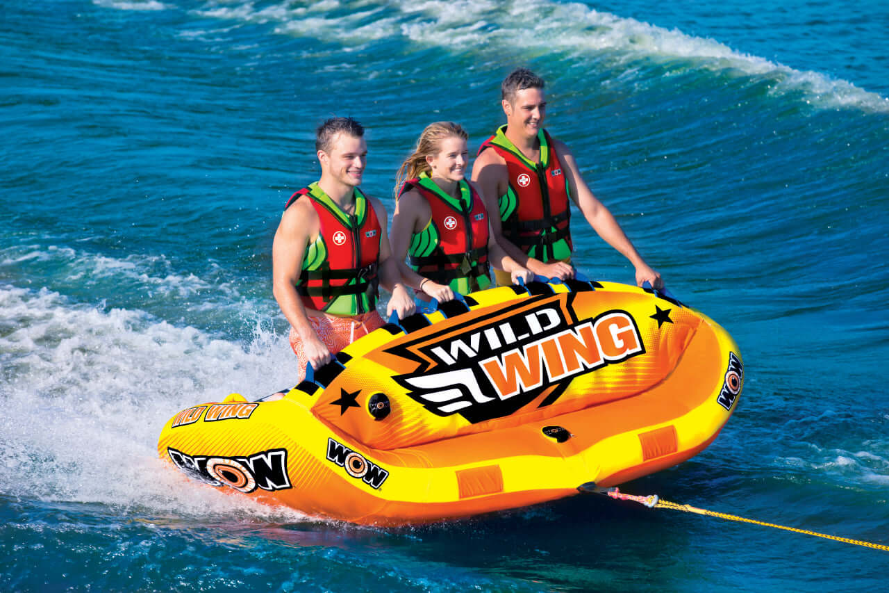 WOW Sports Wild Wing Tubo de Agua Remolcable para 3 Personas