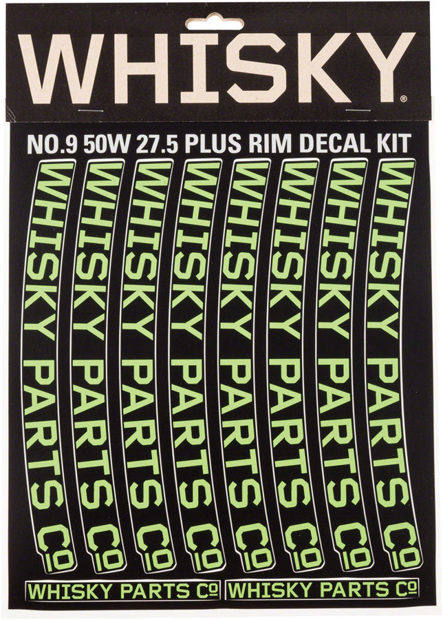 Kit de décalcomanies de jante WHISKY 50w - Vert lime