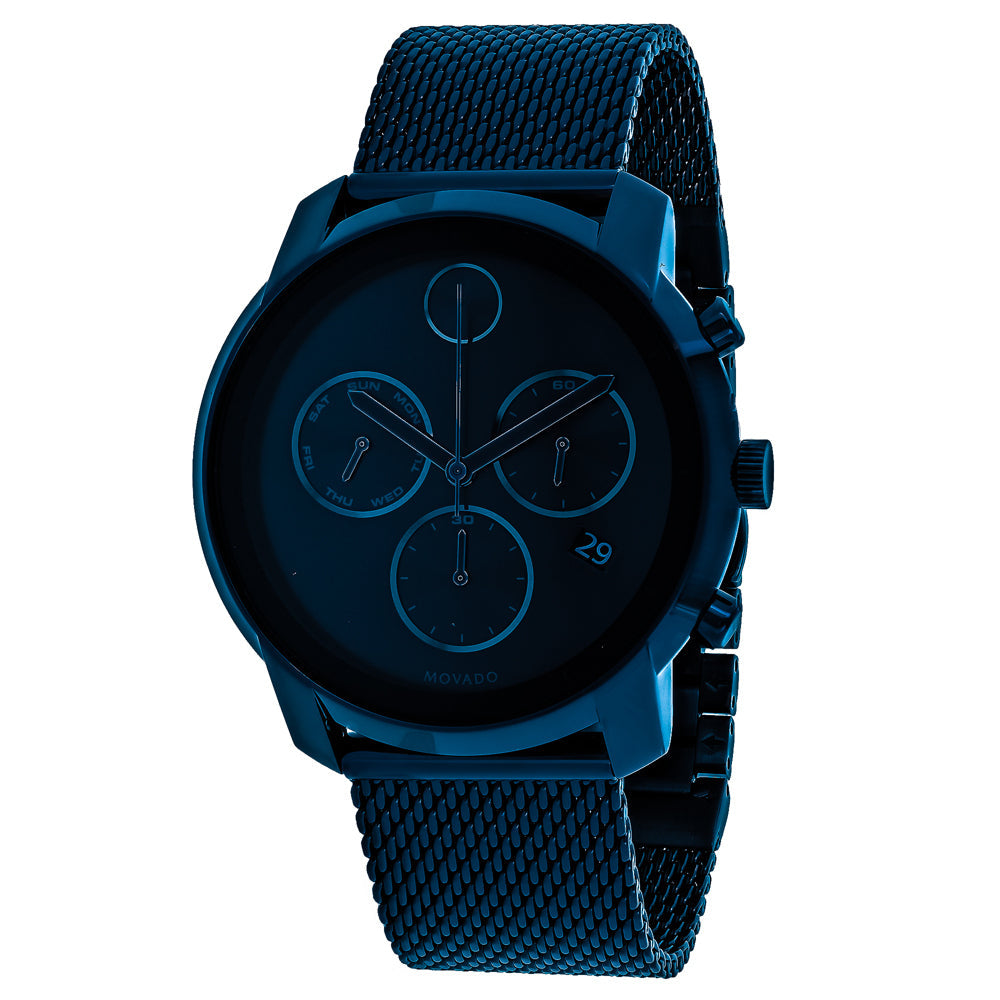 Reloj Movado para Hombre Bold - Esfera Azul y Acero Inoxidable