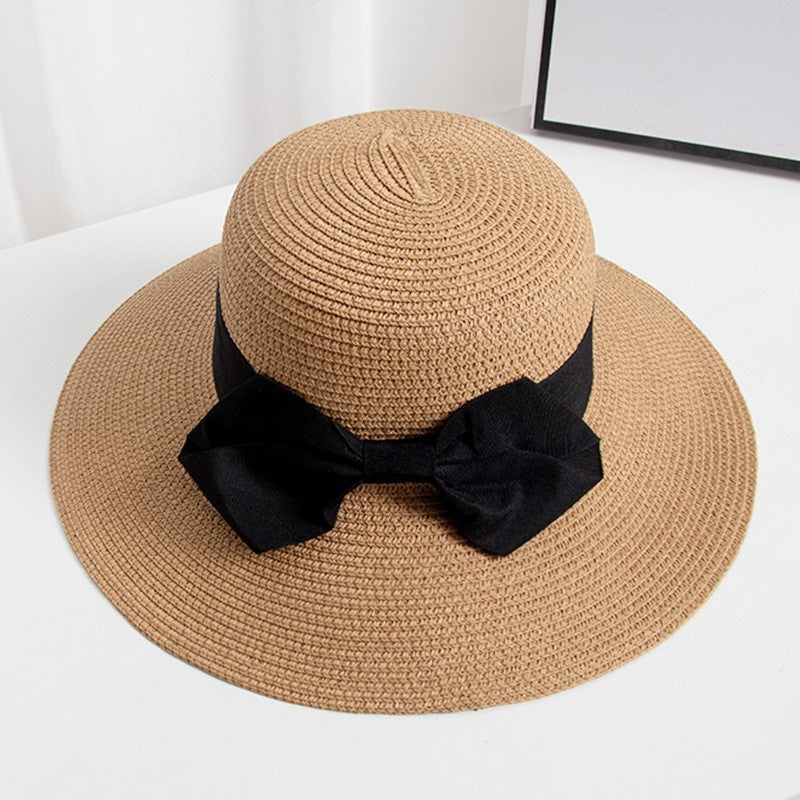 Lace String Woven Straw Sun Hat for Summer Adventures