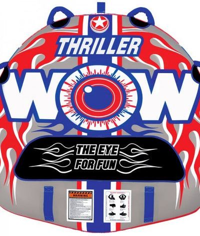 WOW Sports Thriller 1 Person Towable Water Tube Starter Kit