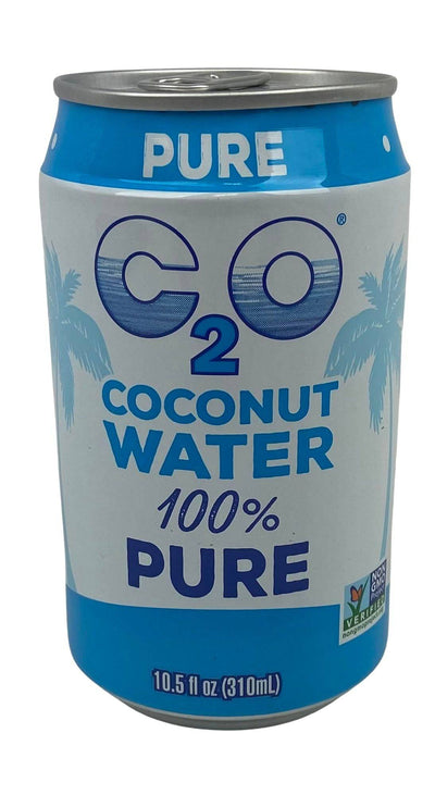 C2O 100% Pure Coconut Water - 8 Can Refreshment Pack - Korvel