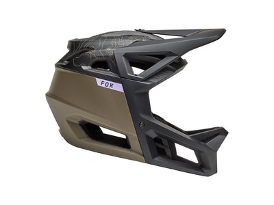 Fox Racing Proframe Large Grey/Purple Helmet