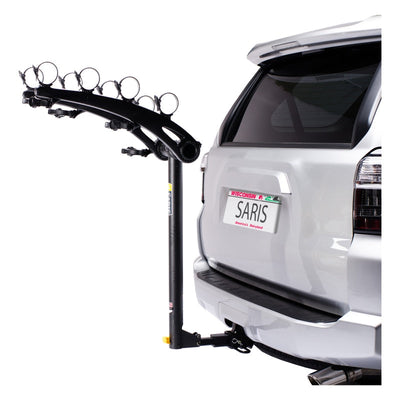 Saris Bones Hitch 4-Bike Rack - Black, 140lbs Capacity