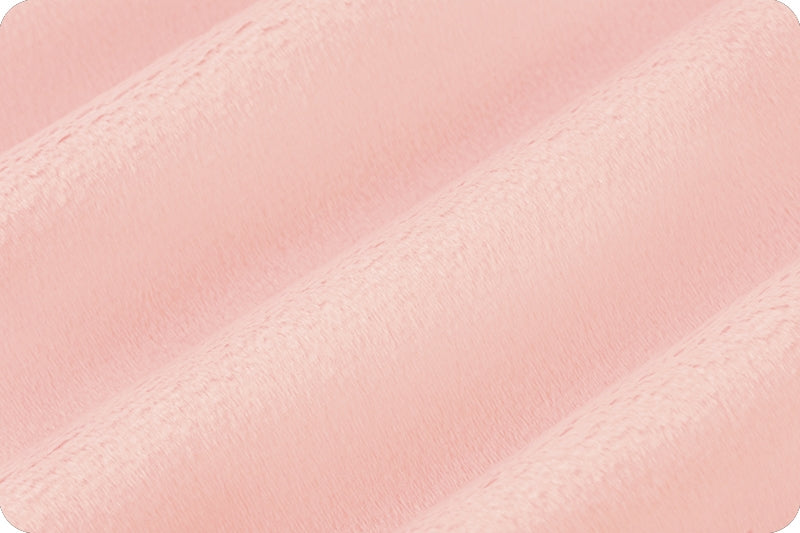 Baby Pink Cuddle 3 Solid Minky Fabric Per Yard
