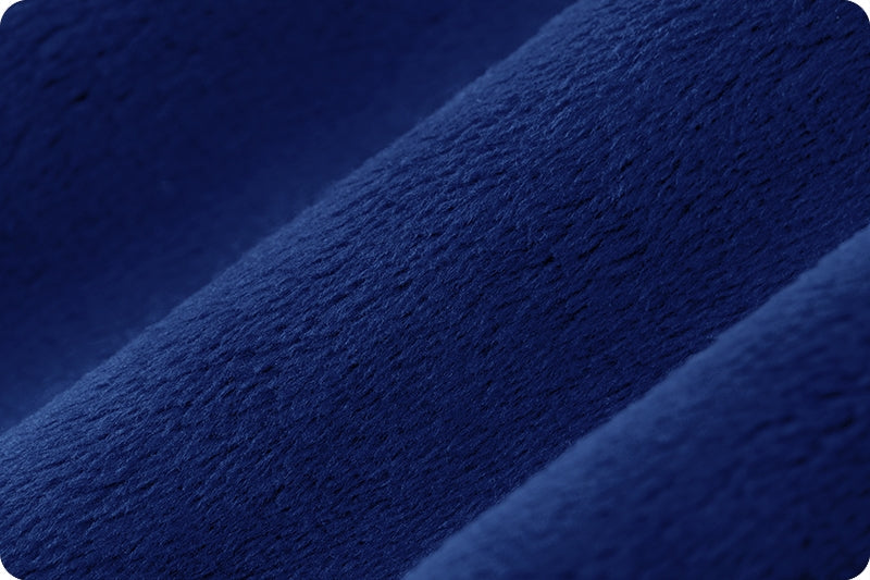 Tissu Minky Uni Cuddle 3 Bleu Royal par Yard