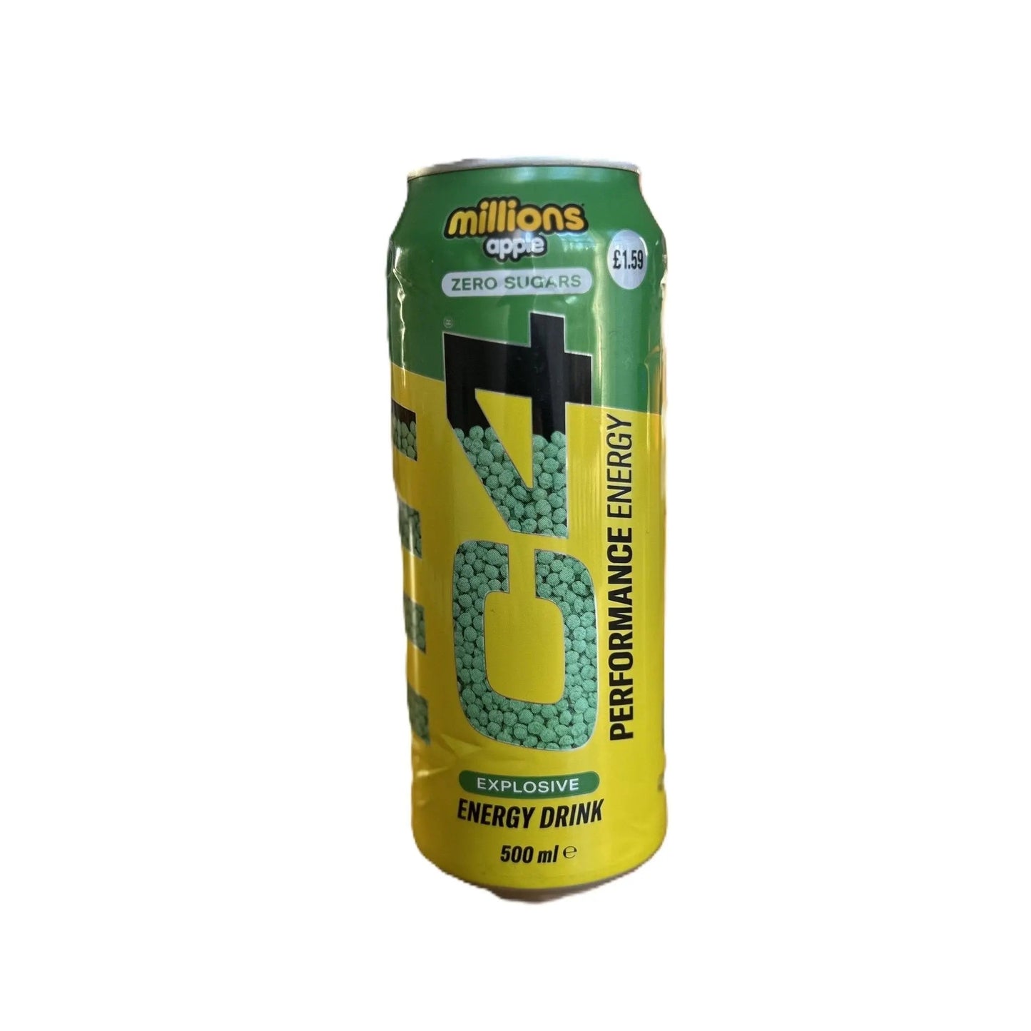 C4 Energy Millions Green Apple – 500mL Energy Drink