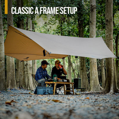 Sunscreen Waterproof Camping Awning - 4x4m