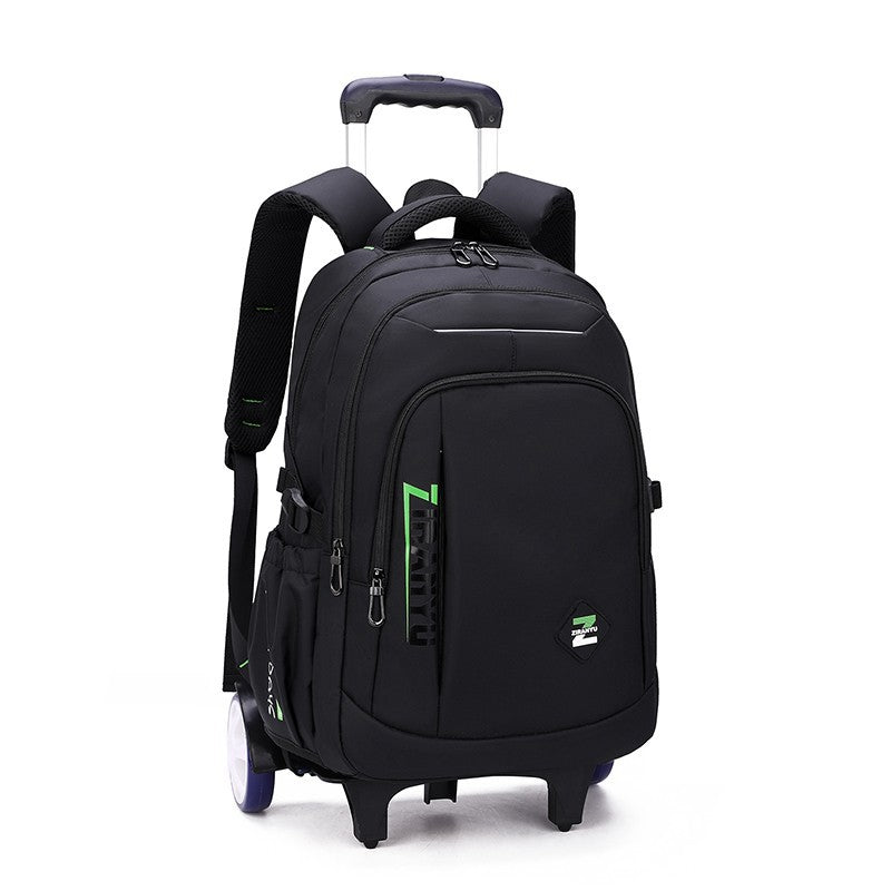 Bolsa de Carro Estudiantil de Gran Capacidad con Seis Ruedas de Moda