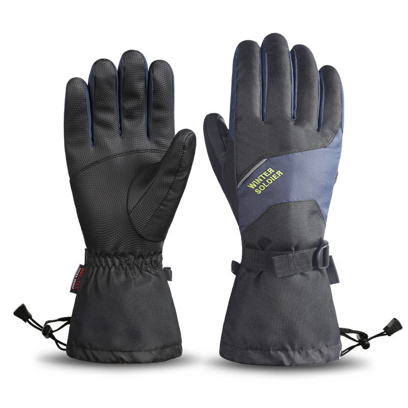 Gants de ski d'hiver en nylon premium pour adultes