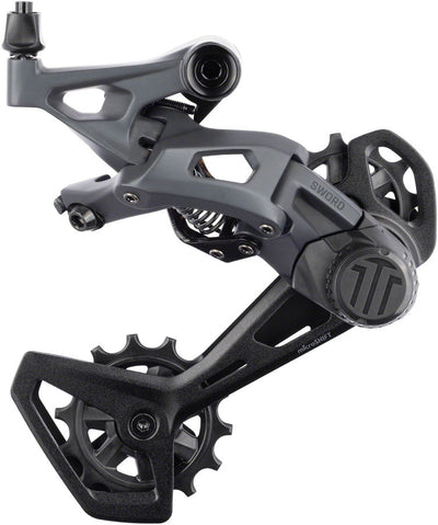 Dérailleur arrière microSHIFT Sword - 10 vitesses à long chape, gris