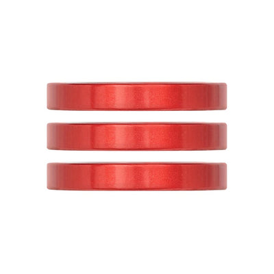 Industry Nine iRiX Headset Spacer - 5mm Aluminum Red (3pcs)