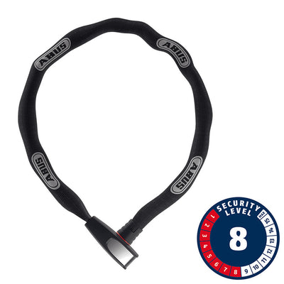 Abus 8807K Steel-O-Chain Lock - 7mm x 110cm - Black