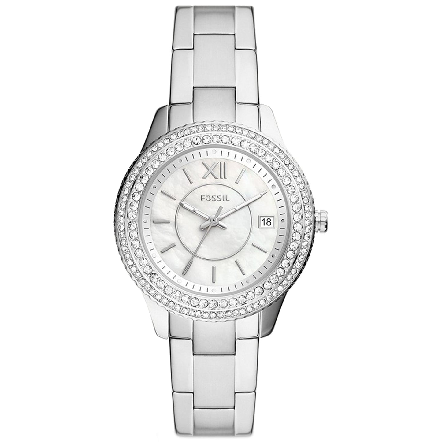 Fossil Women's Stella Silver Bracelet Watch