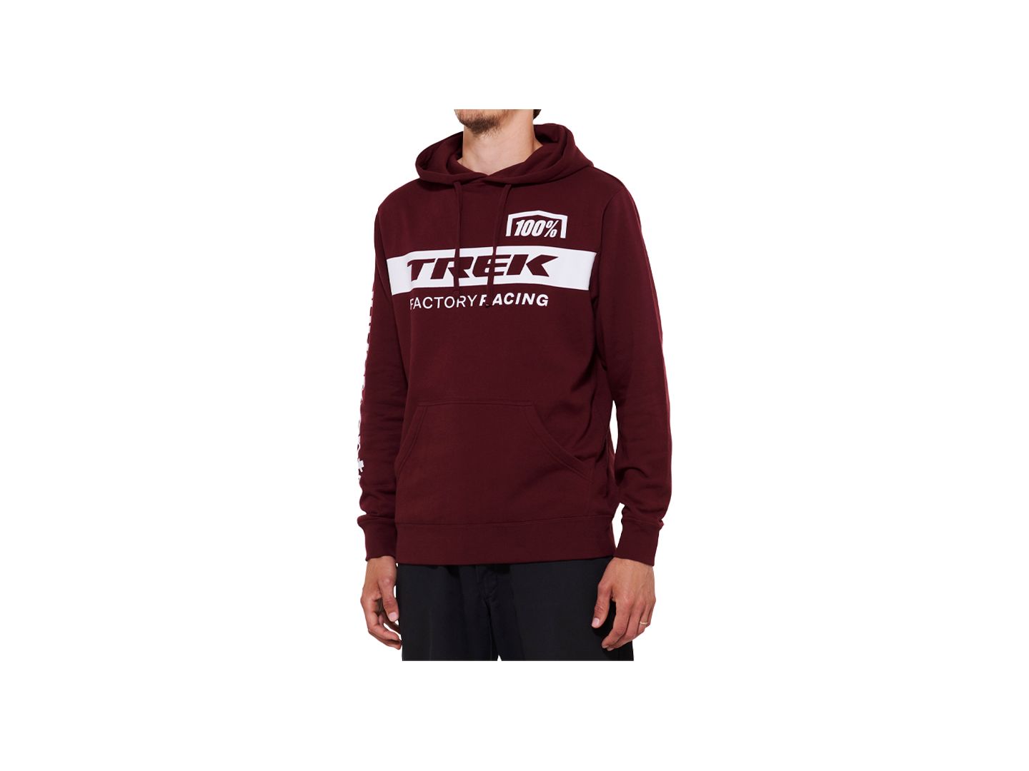 Trek Factory Racing Hoodie - X-Large Dark Red