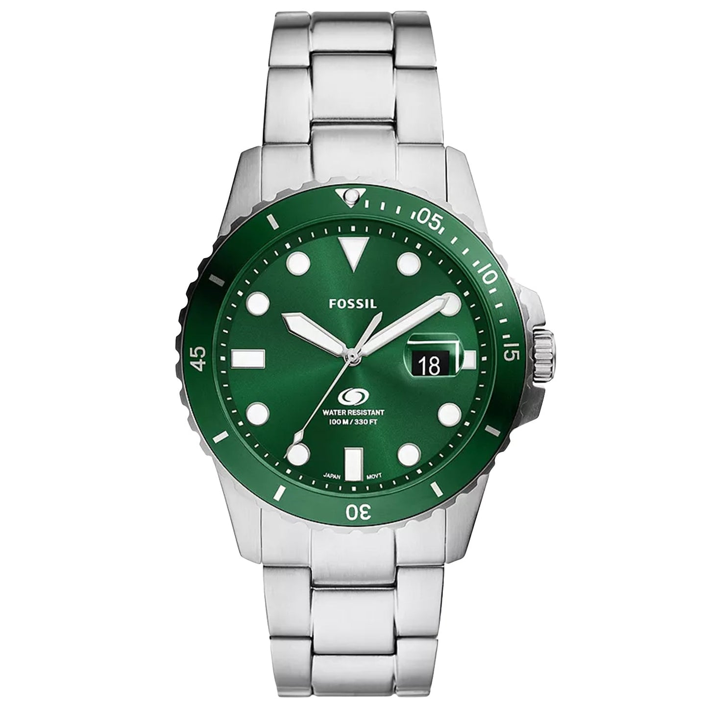 Reloj de buceo para hombres Fossil - Diseño de acero inoxidable premium
