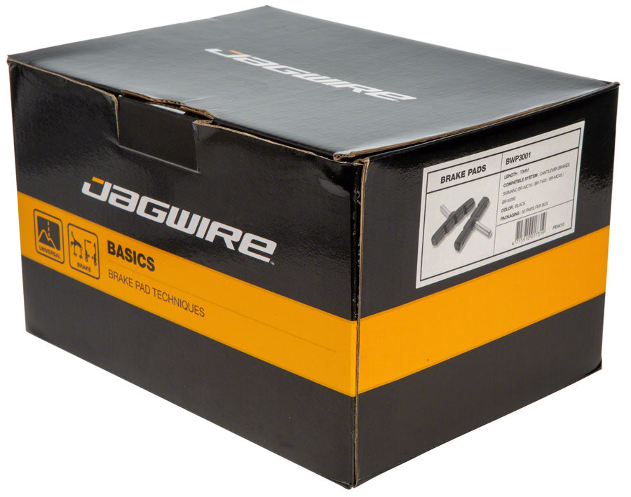 Pastillas de freno Jagwire Mountain Sport - Postes lisos, caja de 50 pares