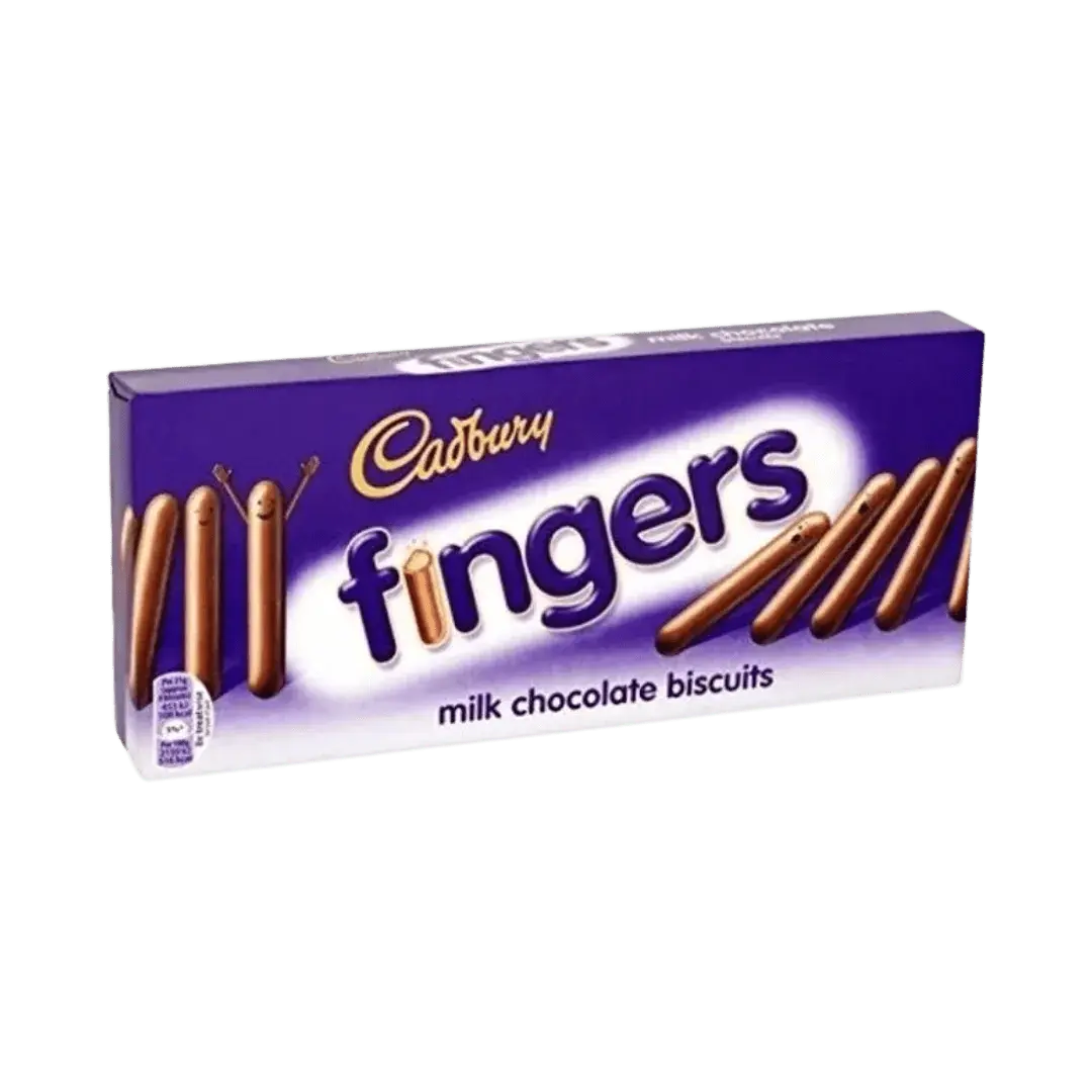 Biscuits enrobés de chocolat Cadbury Dairy Milk Fingers 114g