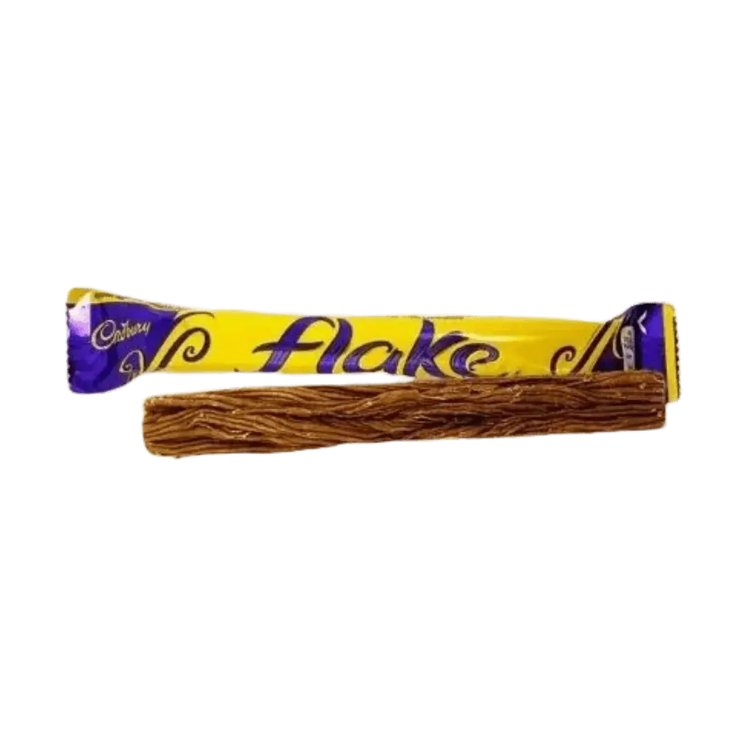 Barres Cadbury Flake – Chocolat au lait feuilleté classique 32g