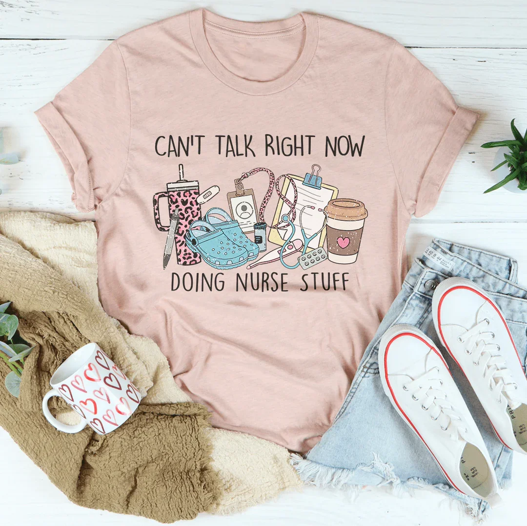 T-shirt Je Ne Peux Pas Parler En Ce Moment Je Fais Des Choses De Sage-Femme