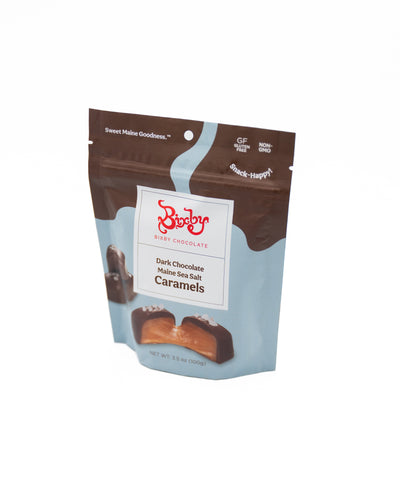 Dark Chocolate Sea Salted Caramels--6 Pouches - Korvel
