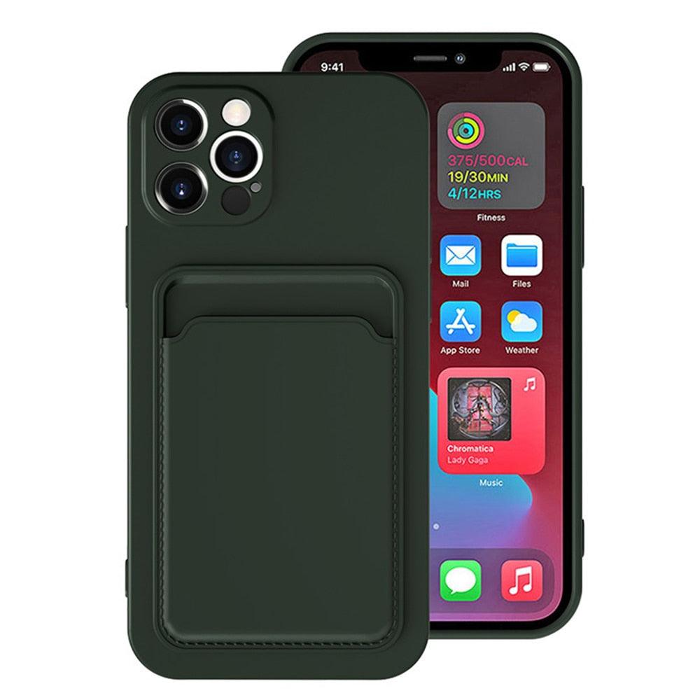 Slim Wallet Case for iPhone 14/13/12/11 Pro Max - Modern Design