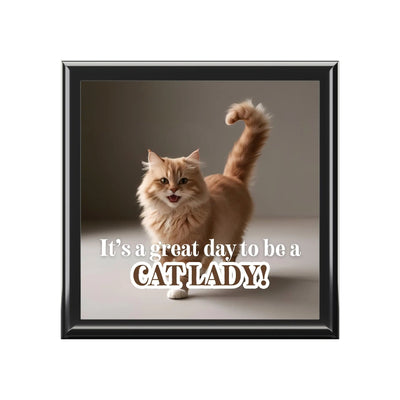 Cat Lady Jewelry Box – Elegant Organizer for Cat Lovers