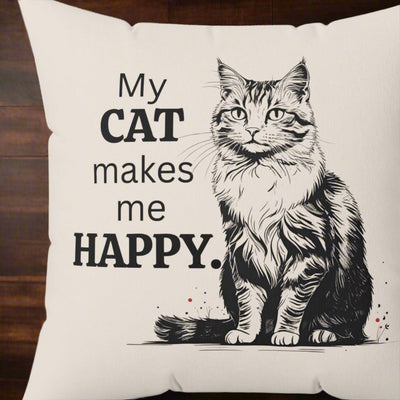 Cat Lover Decorative Pillow - Stylish Home Decor