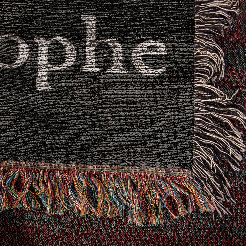 CATastrophe Heirloom Woven Blanket