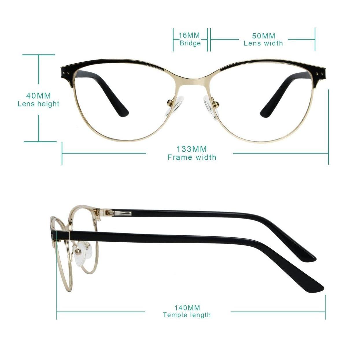 Gafas Cateye LX19009 - Marco de metal elegante