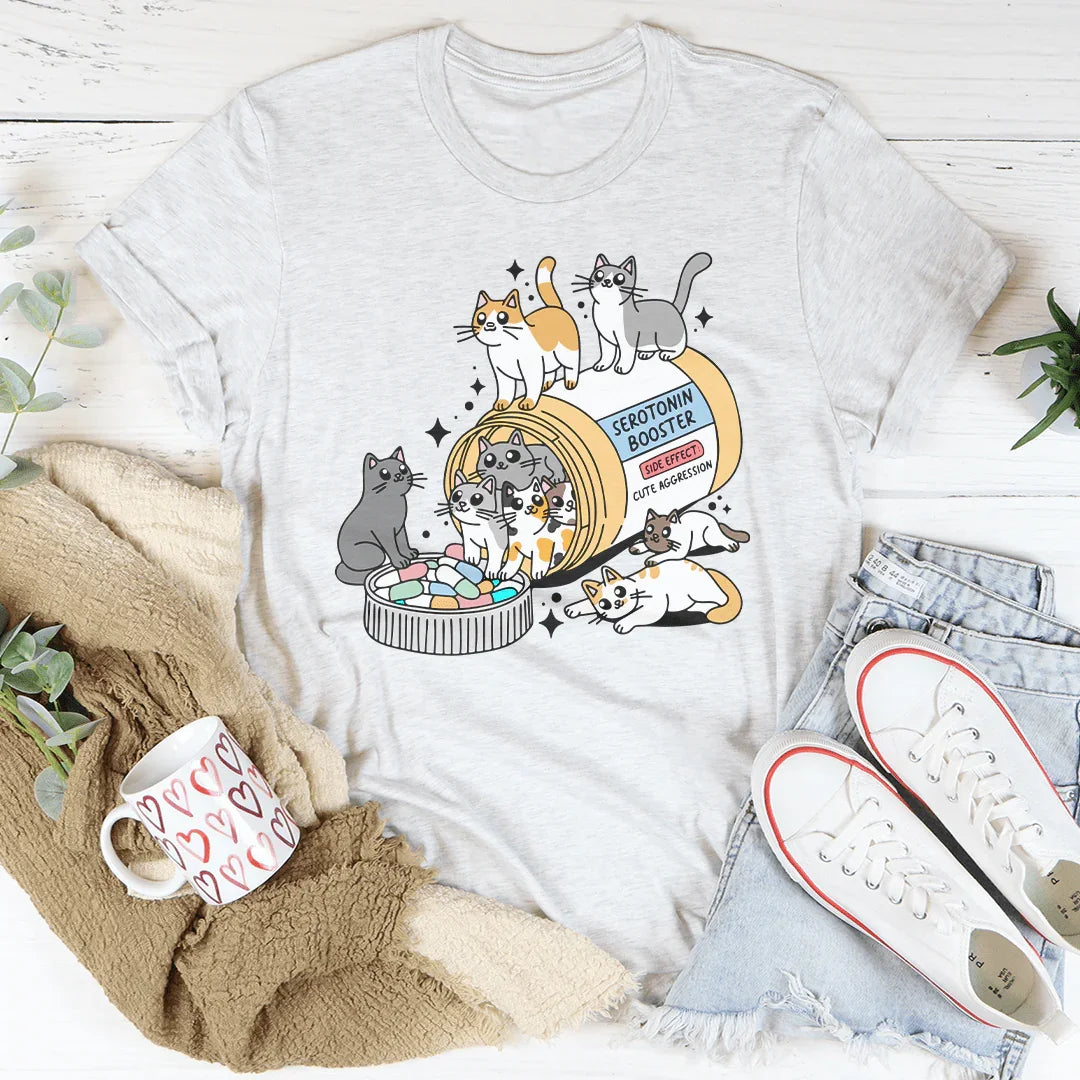 Camiseta Cats Happy Pills