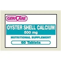 Tabletas de Calcio de Concha de Ostra GeriCare - 500mg, 100 Contenido