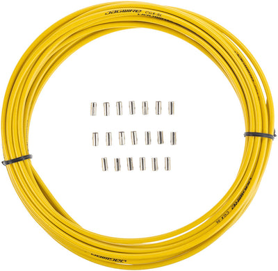 Jagwire 5mm Sport Brake Housing with Slick-Lube Liner - 10M Roll Yellow