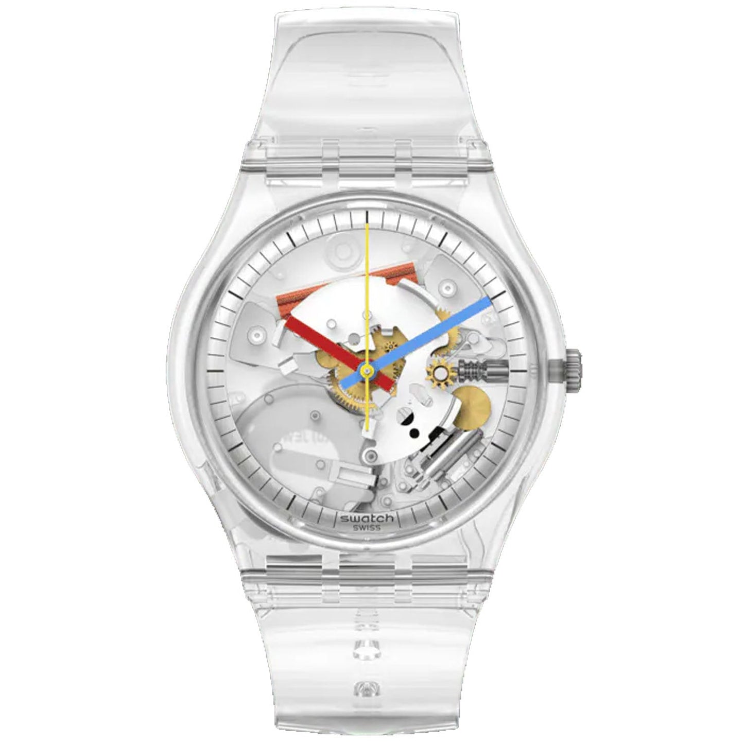 Reloj Swatch Men's Originals Clear Clearly Gent