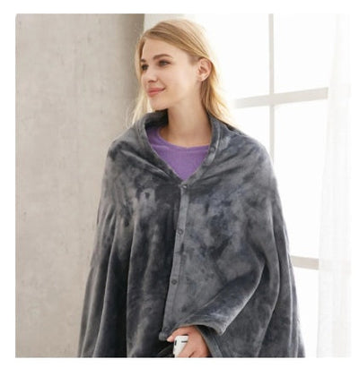 Premium USB Heated Flannel Blanket for Cold Protection