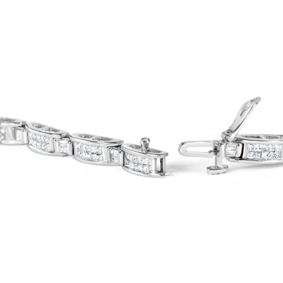 Bracelet de tennis en or blanc 14K avec diamants - 2,0 Cttw