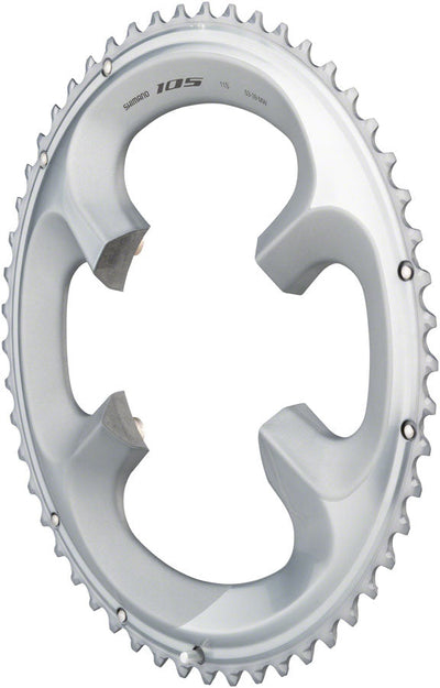 Shimano 105 FC-R7000 53t Asymmetric Chainring - Silver