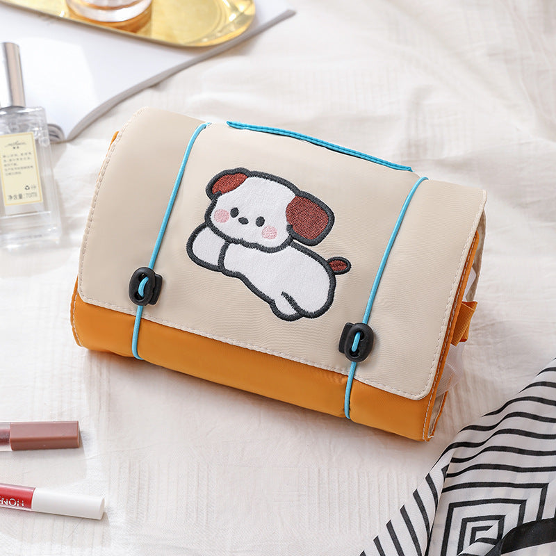 Bolsa de Viaje Cosmética Cuatro en Uno de Perrito de Dibujos Animados