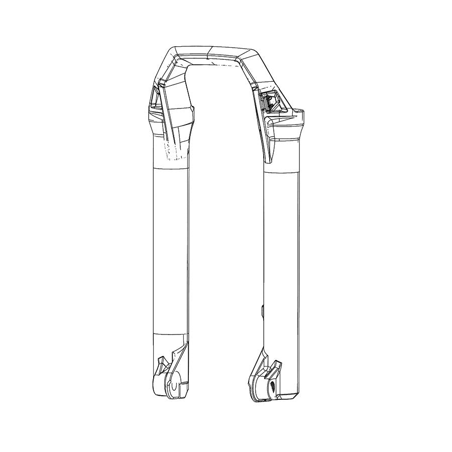 RockShox ZEB Pierna Inferior - Gris 27.5"