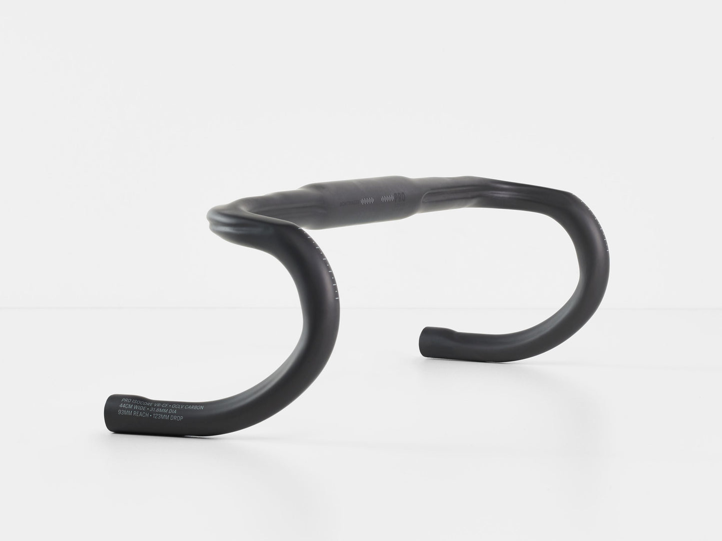 Manillar de carretera Bontrager Pro IsoCore VR-CF 31.8mm 38cm Negro