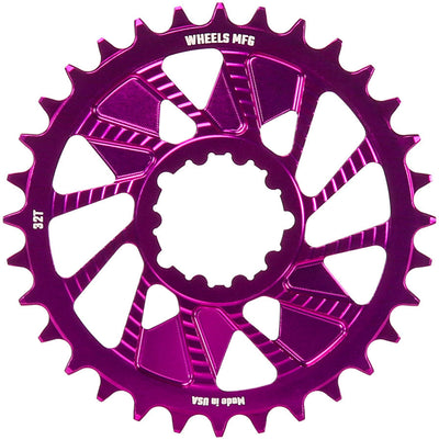 Wheels Manufacturing 32t SRAM Direct Mount Chainring - Violet