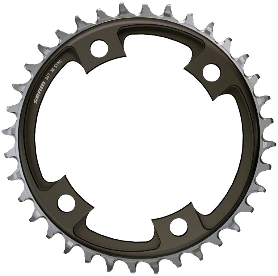SRAM 42 Tooth 107mm BCD 4-Bolt 1x12-Speed X-Sync Chainring - Black