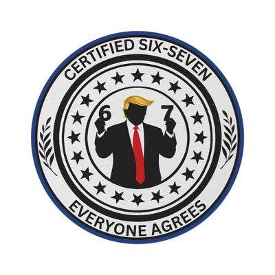 Tapis rond certifié Six-Sept